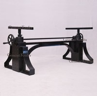 Table à manger en bois Base jambe Bronx industriel fer manivelle mécanisme ascenseur hauteur réglable caractéristique pour solide 75-105 CM
