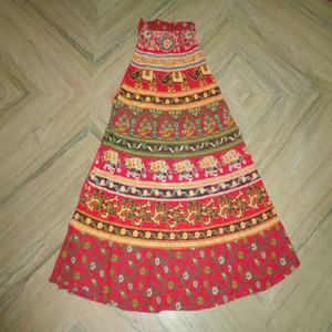 Bohemian Prints Indian Rajsthani Long Size <b>Wrap</b> <b>Skirts</b> Boho Prints Long <b>Skirts</b> From India Boho <b>Skirts</b> - Product Image 2