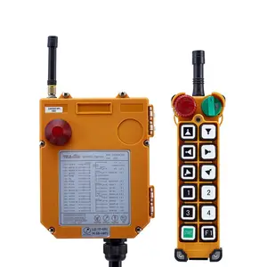 Telecrane Industri Radio Remote Control Nirkabel Crane Hiab F24-12D 12 Kecepatan Ganda Kunci Tombol VHF 18-65V dan 65-440V