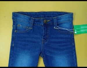 De alto rendimiento Original de las etiquetas de los niños de algodón de mezclilla cremallera Botón de fijación vaqueros de Bangladesh mucho Stock - Product Image 6