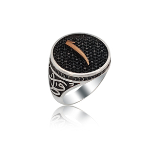 Nhẫn Ottoman Bằng Bạc Sterling 925K Đàn Ông Thổ Nhĩ Kỳ Nhẫn Hồi Giáo Model1 - Product Image 3