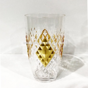 Jarra acrílica de color dorado, sin BPA, cristal transparente, Tritan, 2700ml - Product Image 3