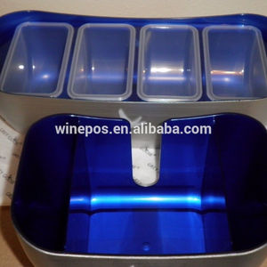 Grey Goose Serving Tray, GGv Tray, Condiment <b>Caddy</b>, Grey Goose Tray, Fruit Tray - Product Image 2