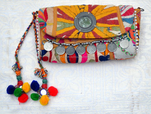 Banjara-Bolso de mano, Bolsa tribal hecha a mano, bolso indio banjara - Product Image 4