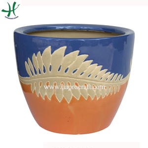 Pot de fleurs en céramique pour jardin, 3 pièces, planteur de fleurs d'extérieur - Product Image 5