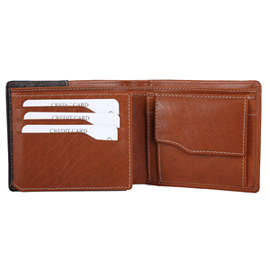 Most Selling RFID Secure Men's <b>Wallet</b> Genuine Leather Bifold <b>Wallet</b> with Cash Pocket and <b>Card</b> Slots Available For Sale - Product Image 2