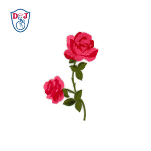 Patchs brodés en fleurs de Rose personnalisés, 10 pièces, pour vêtements - Product Image 1