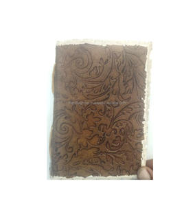 Diario de viaje de estilo Vintage de tamaño B5 personalizado hecho a mano, cubierta de cuero recargable, diseño grabado, regalo escolar, escritura, grupo de ADN 120 - Product Image 3