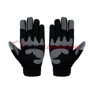Guanti da Lavoro Multiuso ISONZ Personalizzabili in Pelle Sintetica Nera con Logo, Guanti da Meccanico Anti-Impatto Livello 2 - Product Image 6