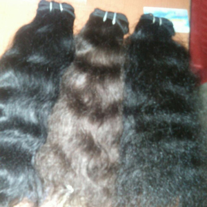 Extensión de cabello indio 100%. Tejido de cabello humano remy de un solo donante de la India. Máquina de cabello indio DE DOBLE TEJIDO cosido de la India - Product Image 3