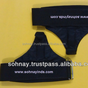 Customizable Comfortable Unisex <b>Nylon</b> Powerlifting & Weightlifting Grips with Wrist Wraps & Straps Personalized Logo Included - Product Image 6