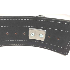 Cinturón de palanca de cuero más vendido de Saar Industries para levantamiento de pesas y entrenamiento físico Logotipo personalizable para hombres y mujeres - Product Image 5