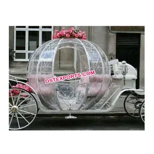 Inglese Da Sposa Cinderella Carriage Buggy Romantico Cenerentola Coperto di Trasporto Nuovo di Cerimonia Nuziale Del Cuore di Amore Cinderella Carriage