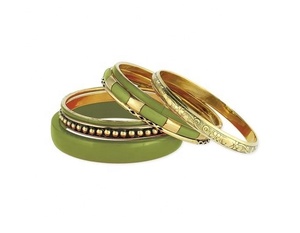 Brazalete de metal indio Conjunto de brazalete de metal indio Brazaletes multicolores para mujeres en ocasiones tradicionales - Product Image 4