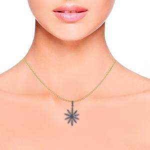 จี้เพชรดาวแชมเปญแท้ - Product Image 3