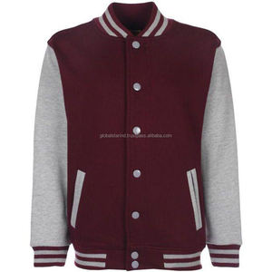 Chaqueta bomber de cuero unisex para hombre y mujer, chaqueta de béisbol personalizada con botones, unisex - Product Image 6