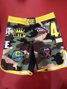 Venta al por mayor OEM diseño niños MMA Unisex artes marciales boxeo pantalones cortos ropa deportiva poliéster/algodón secado rápido transpirable tela elástica - Product Image 5