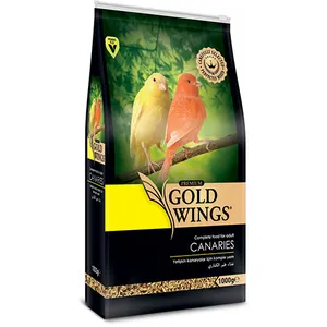 Goldwings-comida canaria Premium, 1 kg, 5 unidades