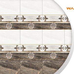 กระเบื้องเซรามิกเคลือบสีผสมราคาประหยัด สไตล์โมเดิร์นคลาสสิก สำหรับผนังและพื้นภายในวิลล่า ขนาด 300x300 มม. แบบอิฐทนไฟ - Product Image 1