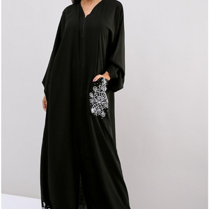 2018-2019 Jilbabs แขนยาวที่ทันสมัย,Kaftans สำหรับสไตล์ปัญจาบ - Product Image 2