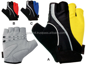 Venta al por mayor de diseño personalizado deportes al aire libre ciclismo medio dedo guantes PRO biker ciclismo medio dedo guante - Product Image 5