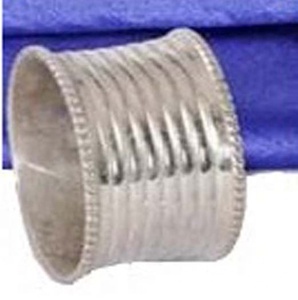 Servilletero de latón redondo hecho a mano, servilletero de diseñador para decoración de mesa de fiesta de boda, servilletero de Metal abastecido - Product Image 1