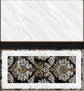 Azulejo de cerámica gris de 300x600mm, uso Exterior Interior, diseño rústico moderno, vestidor, suelo, acabado brillante, mosaico para exteriores, adecuado - Product Image 3