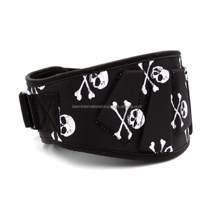 Cinturón de neopreno personalizado para gimnasio, sublimación, Material EVA de poliéster, accesorio de fitness duradero para entrenamiento de levantamiento de pesas, Color personalizado - Product Image 1