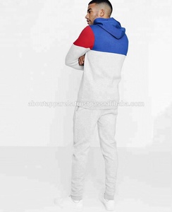 Vente en gros logo personnalisé col haut manteau pantalon sport Fitness entraînement survêtement hommes respirant survêtement, 100% coton hiver en vrac - Product Image 3