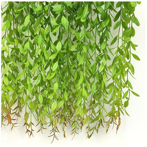 Offre Spéciale Décoration De Mariage Fleur Artificielle Mur de Feuille de <span class=keywords><strong>Saule</strong></span> - Product Image 4