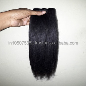 Prix d'usine indiens non transformés raides Remy cheveux humains pour cheveux naturels d'Inde - Product Image 4