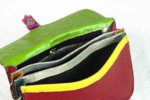 Vente en gros 2025 Nouveaux sacs à bandoulière multicolores tendance en cuir véritable Sacs à bandoulière carrés Sacs à main mini pour filles et femmes - Product Image 3