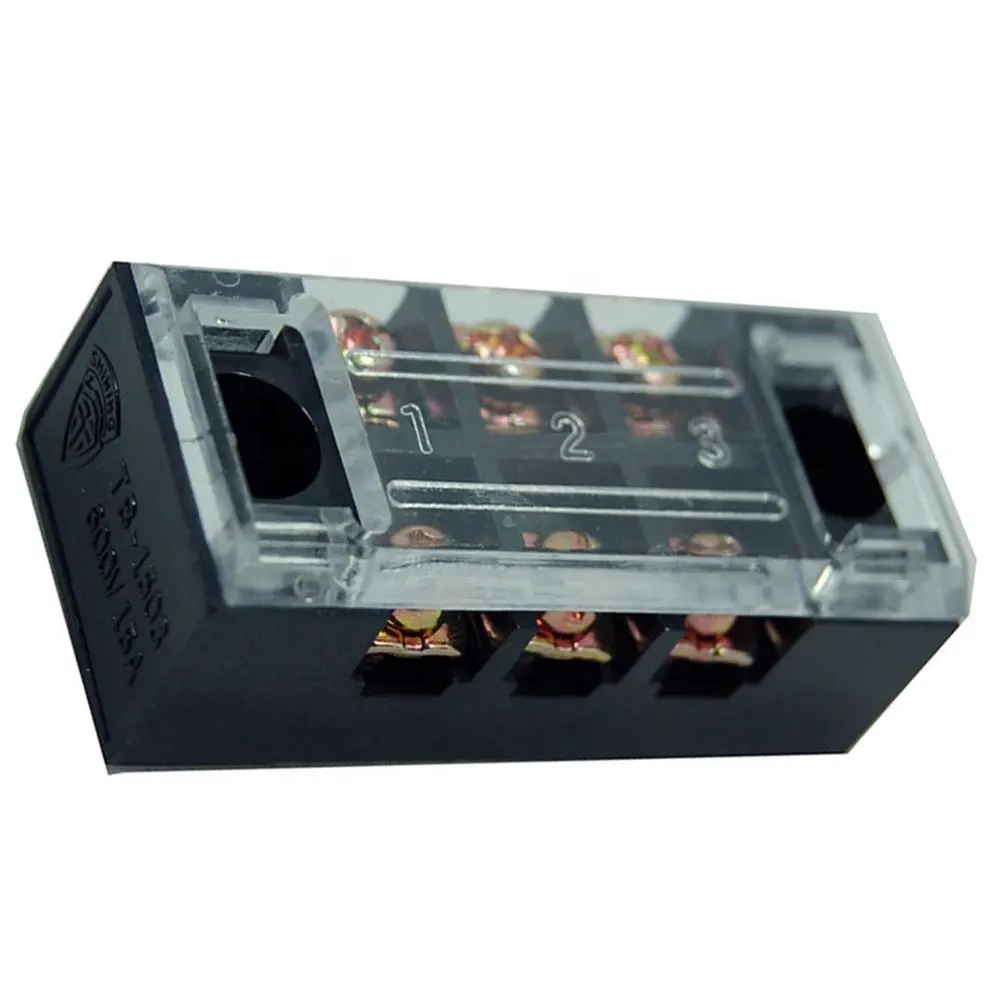 Blok Terminal Bar Bus Terpasang Panel 3 Pin TB-3503 600V 35A