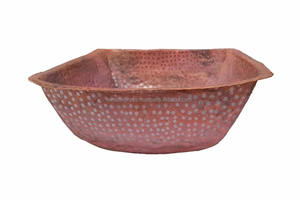Bol de spa en cuivre en métal de nouvelle conception bol décoratif martelé à la main bol de spa de pédicure en pied martelé en métal - Product Image 5