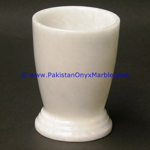 Gobelets à glace en marbre onyx en pierre naturelle, artisanat - Product Image 2