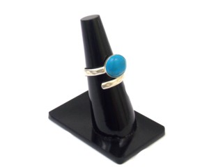 Turquoise bạc làm <span class=keywords><strong>Fancy</strong></span> điều chỉnh mạ Vàng tuyên bố tự nhiên đa đá quý handmade trang sức CZ Nhẫn - Product Image 5