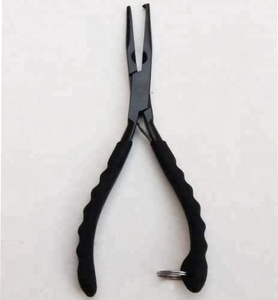 Accessoires de pêche de haute qualité en gros Pince de pêche en acier inoxydable avec poignée en PVC de couleur personnalisée - Product Image 3