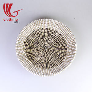 Colgante de pared cesta Seagrass manteles... Seagrass pared decoración hecho en Vietnam - Product Image 4