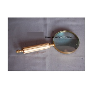 New Arrival Classic Portable Affordable Stand Magnifying <b>Glass</b> Bottle Opener Letter Opener With Wooden Base in Cheapest Price - Product Image 3