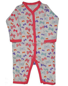 Combinaison pour bébé, imprimé fantaisie sur toute la surface, imprimé de dessins animés, combinaison pour bébé, vente chaude 2026, coton biologique en bambou - Product Image 4