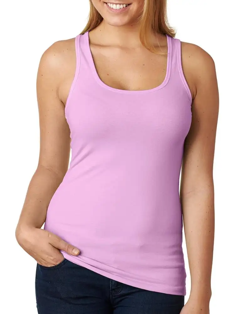 Tank Top Gym Tanpa Lengan Murah Kualitas Tinggi/Tank Top Wanita Fitness Polos OEM 2022