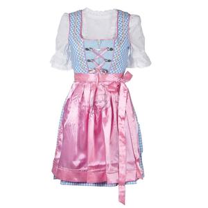 Vestido a cuadros Dirndl para mujer, disfraz de camarero alemán, ropa de fiesta de Halloween, Carnaval - Product Image 1