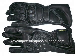 Guantes Deportivos de Motocicleta Keven KI-127 Negros, de Cuero Vacuno, Transpirables, con Dedos Completos, Logotipo Personalizado, Precio al por Mayor, EE. UU. - Product Image 2