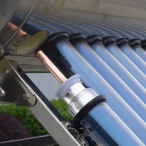 Tubos evacuados de 58mm e 1800mm, com três camadas de revestimento selectivo solar para uso na fabricação do aquecedor de água solar