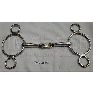 บิตกระโดดม้าสแตนเลสสตีล TM STAR รุ่น TM-JUB-04 สำหรับการแข่งขันและการขี่ม้า - ผลิตภัณฑ์ขี่ม้าระดับพรีเมียม - Product Image 1