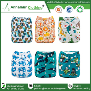 Couches en tissu 100% coton pour bébé, vente en gros, 5 pièces - Product Image 5