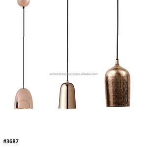 Hammered Pendant <b>Light</b> in Brass Finishes - Product Image 5