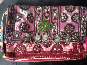 Vintage Boho indien Tribal Banjara perlé soirée sacs de voyage pour dames ethnique Banjara perlé sacs de soirée - Product Image 2
