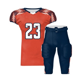 Ropa deportiva de fútbol americano de talla grande para hombre, camiseta de sublimación de poliéster transpirable con estampado personalizado, conjuntos de tamaño adulto - Product Image 1