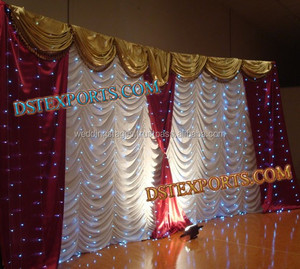 งานแต่งงานออกแบบเย็บปักถักร้อยฉากหลังจัดงานแต่งงาน Mandap ฉากหลังเอเชียจัดงานแต่งงานออกแบบเย็บปักถักร้อยฉากหลัง - Product Image 5